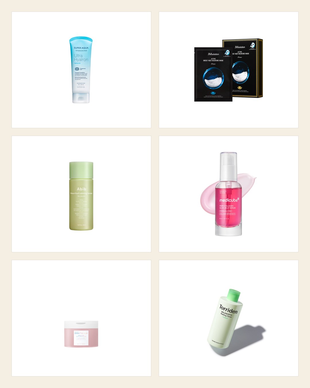 A curated selection of authentic Korean skincare — MISSHA, JM Solution, Abib, Medicube, SKIN1004 and Torriden